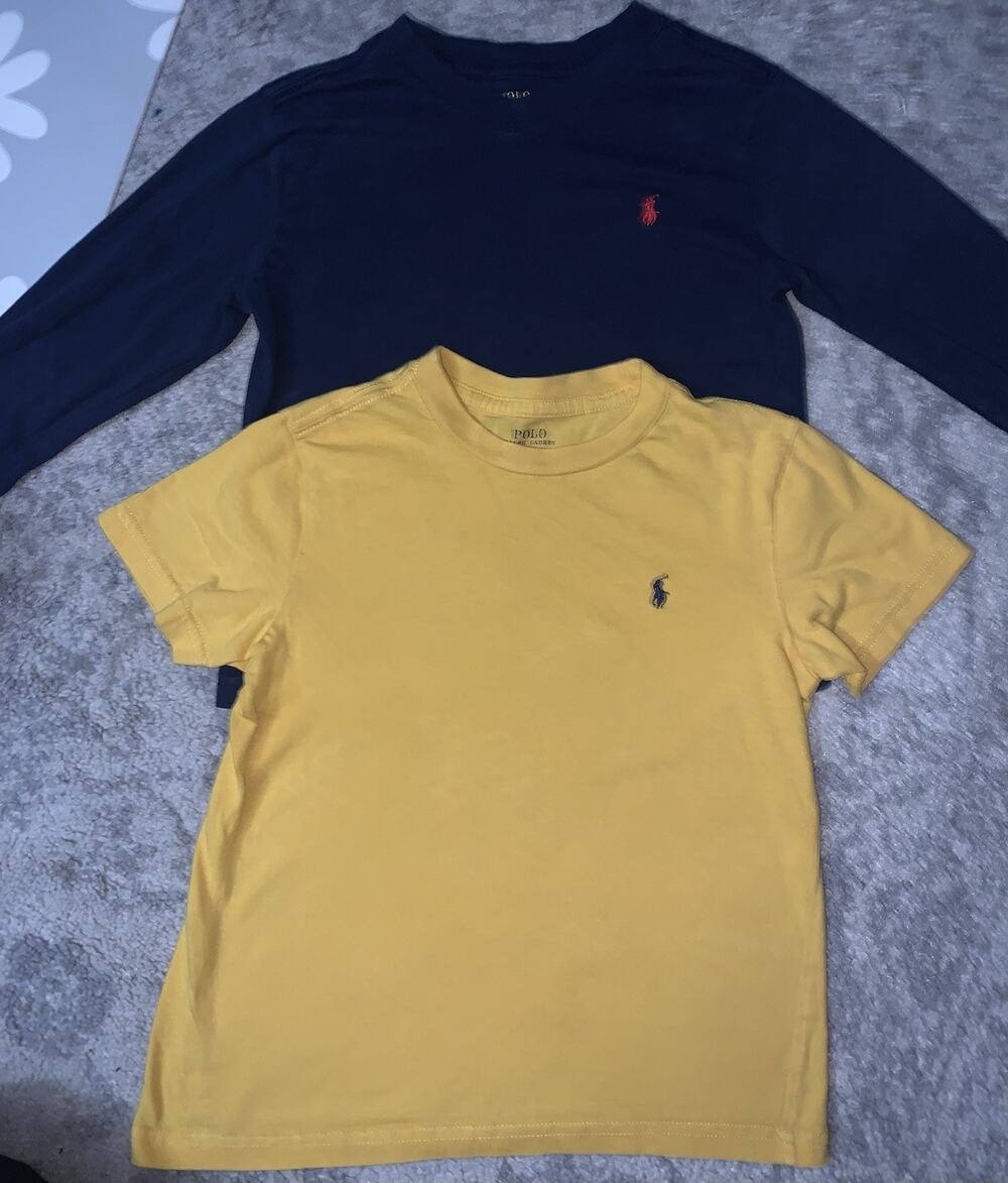 Bundle Of 2 Polo Ralph Lauren Boys Shirts Polo Sz 5